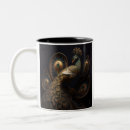 Search for colorful peacock mugs Beauty