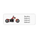 Search for biker return address labels Chopper