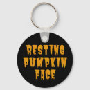 Search for pumpkin faces key rings Creepy
