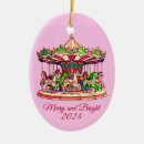 Search for carousel christmas tree decorations Merry go round