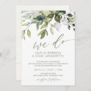 Search for painted watercolor leaves wedding invitations Greenery