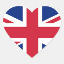Search for british flag heart stickers London