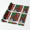 Search for boston terrier christmas wrapping paper Xmas