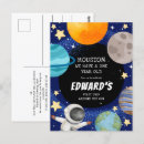 Search for space birthday postcards Cute