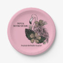 Search for pink flamingo plates Illustration