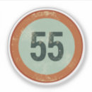 Search for fifty five stickers Vintage