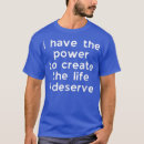 Search for life affirmation tshirts Goal setting