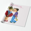 Search for love kiss wrapping paper I love you