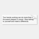 Search for prayer bumper stickers Christianity