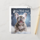 Search for dog christmas postcards Snow