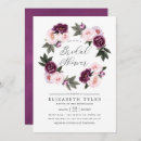 Search for velvet bridal shower invitations Floral