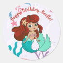 Search for red mermaid stickers Girl