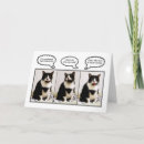 Search for funny black cat birthday cards Black and white