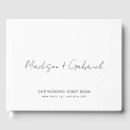 Search for unique wedding guest books Modern