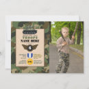 Search for camo party invitations Military
