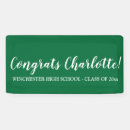 Search for green graduation banners Congratulations
