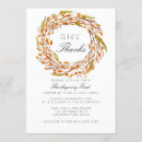 Search for fall thanksgiving invitations Botanical