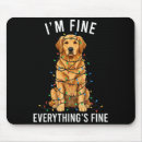 Search for golden retriever mousepads Holiday flash