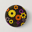 Search for orange flowers badges Cute