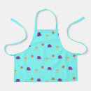 Search for blue octopus aprons Under the sea