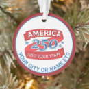 Search for 4th of july christmas tree decorations Semiquincentennial