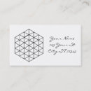 Search for optical illusion business cards Geometric