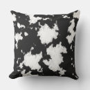 Search for black and white cow print cushions Rustic