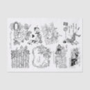 Search for line drawing tissue paper Vintage