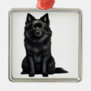 Search for tiny christmas tree decorations Black