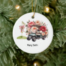 Search for golf cart christmas tree decorations Red
