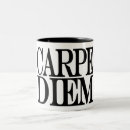 Search for latin quote mugs Carpe diem