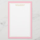 Search for pink stationery paper Gold