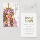 Search for cake standard business cards Pink