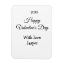 Search for happy valentines day magnets Calligraphy typography elegant romantic