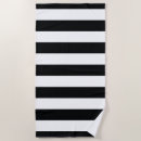 Search for black and white beach towels Stripes