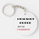 Search for common sense key rings Humour