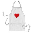 Search for big red aprons Heart