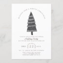 Search for sophisticated christmas invitations Black and white