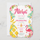 Search for flamingo 50th birthday invitations Luau