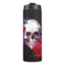 Search for skull with flowers mugs Watercolor