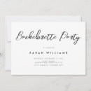 Search for trendy hens party invitations Black and white