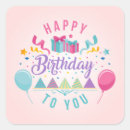 Search for birthday greeting stickers Balloon