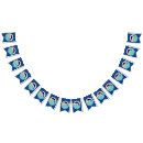 Search for fish bunting flags Blue