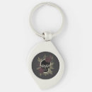 Search for skull roses key rings Gothic floral
