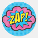 Search for zap stickers Superhero