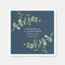 Search for eucalyptus wedding napkins Botanical