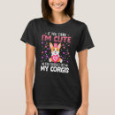 Search for corgi womens tshirts Heart