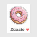 Search for cartoon doughnut stickers Sweet