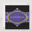 Search for purple gothic wedding invitations Mediaeval