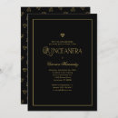 Search for modern quinceanera invitations Gold